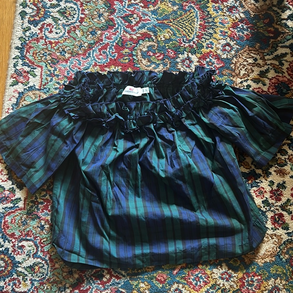 Vineyard vine plaid shirt size s